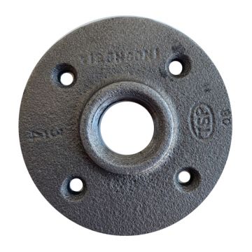 3/4 inch Black Cast Iron Floor Flange