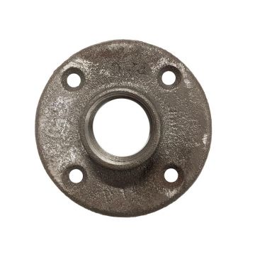1 inch Black Floor Flange CI