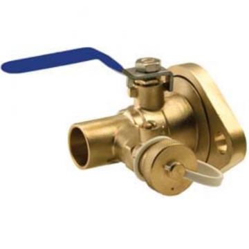 Legend 101-195 1 inch Rotating Flange Ball Valve with Drain