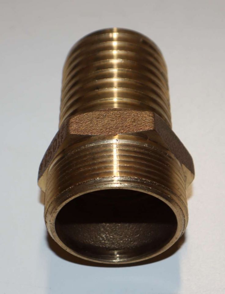 Legend 312-007NL 1-1/2 inch Bronze Insert Male Adapter