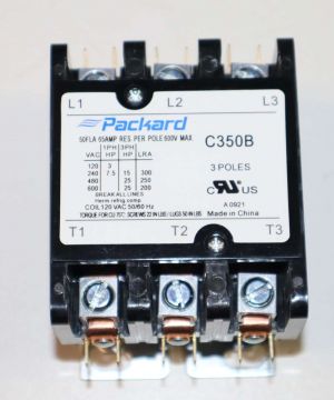 Packard C3S50B 3P/50A/120V Contactor