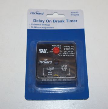 Packard PTD203 Delay-on-Break Relay 18V-280V