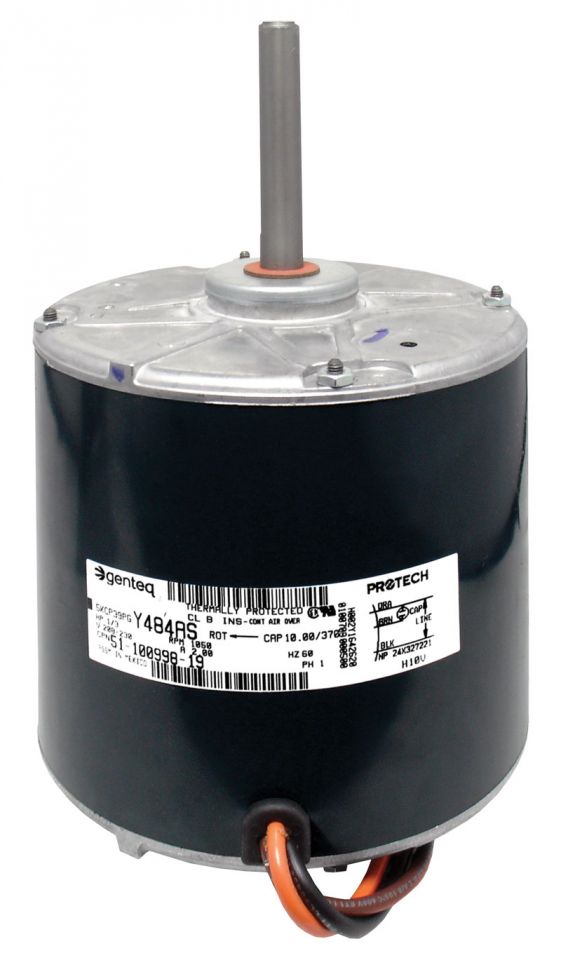 Rheem 51-100998-19 Condenser Motor 1/3 HP 208-230/1/60 1075 RPM 1 Speed