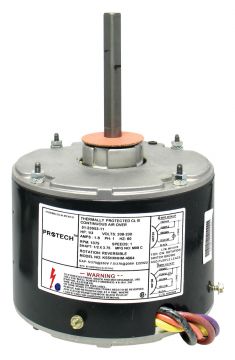 Rheem 51-23053-11 Condenser Motor 1/3 HP ProTech 208-230/1/60 1075 RPM 1 Speed
