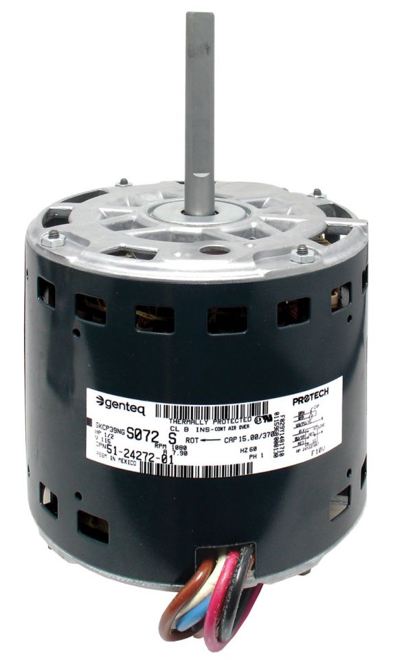 Rheem 51-24272-01 Blower Motor 1/2 HP 120/1/60 1075 RPM 3 Speeds