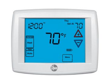 Rheem RHC-TST422DFMS Touchscreen Thermostat GE 2 Hot 2 Cold and HP 3 Hot 2 Cold