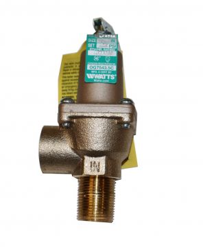 Raypak 007224F Pressure Relief Valve 3/4 inch NPT 125 PSI