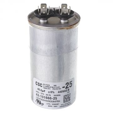 Rheem 43-101666-25 Capacitor - 40/440 Single Round