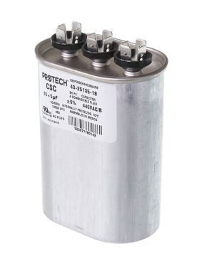 Rheem 43-25135-18 Capacitor - 35/5/440 Dual Oval