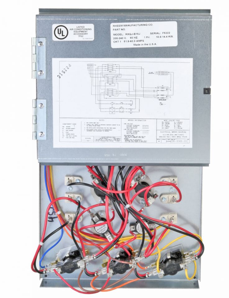 Rheem RXQJ-B15J Heater Kit
